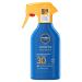 NIVEA SUN Protect and Moisture SPF 30 Trigger Spray (270ml) Water-Resistant Sunscreen Spray Sun Cream Providing Instant and Effective UVA + UVB Protection