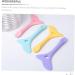 DOITOOL Eyeliner Aid Liquid Eyeliner Eyeshadow Silicone Molds Eyelash Mascara Face Cream Spoon Apply Make up 11.7X5.9CM Pink - Buy Online on GoSupps.com