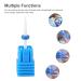 Premium Ceramic Nail Drill Bits - Professional Smooth Tip Cutters for Acrylic Nails - Safe Cuticle Clean Gel Removal - Manicure Tool (01 Fire Arrow M) - Buy Online on GoSupps.com