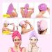 Hpybest 3pcs Microfiber Towel Set | Quick Drying Hair & Bath Towels | Magic Hair Turban Hat for Travel & Home - Buy Online on GoSupps.com
