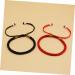 CALLARON 24 pcs Fashion Friendship Women's Wave Bracelet Bead Lucky Bangles Bracelets for Women Bracelet line red Bracelet Hand Strap Accessories Year of Birth Lucky Bracelet 12cm Black - Buy Online on GoSupps.com