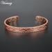 Vicmag Copper Magnetic Bracelet for Women Men | 6X Ultra Strength Magnets | Adjustable Size | 99.99% Solid Pure Copper | Rose Gold Branch Design | Gift Box Included - Buy Online on GoSupps.com