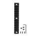 Houson aluminum M-L-O-K Picatinny-Schiene Picatinny Schiene Weaver Adapter Monta-rail Weaverschiene Rail Mount Base Airsoft (3-Slot 7-slot 11-slot 13-slot)