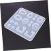 NUOBESTY DIY Jewelery Molds 1pc Epoxy Silicone Pendant Jewelry Studio Making for Eardrop Home DIY White Creative Mold Crystal White 16.8x15.8cm - Buy Online on GoSupps.com
