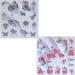 12 Sheets Variety Water Sticker Easy To Use Women Decoration Butterfly-shapeAnd Flowers Bloom Colorful Nail stickers - Buy Online on GoSupps.com