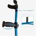 Forearm Crutches Adjustable Crutches Walking Sticks Elbow Crutches Comfortable Handle Pads Adjustable Covers Comfortable for Adults Kids WOM - Buy Online on GoSupps.com