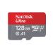 SanDisk 128GB Ultra microSDXC UHS-I Memory Card with Adapter - Up to 140MB/s, C10, U1, Full HD, A1, MicroSD Card - SDSQUAB-128G-GN6MA New Generation 128GB