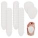 Sucrain 40 Pieces Metatarsal Felt Feet Pads Universal Insert Pads Forefoot Ball of Foot Cushion Pain Relief Foot Ball of Foot Pain Support Adhesive Foam for Men and Women 1/3 Inch Thick