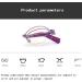 Shop Sfive Progressive Multifocus Reading Glasses for Women - Foldable Purple Metal Frame +1.5 - Lightweight & Portable - Buy Online on GoSupps.com