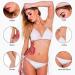 Aoonar Wax Warmer Heater Wax Hair Removal Waxing Kit Wax Dpilation Set (110V US Plug Light Pink+100G Beans+10Pcs Sticks) - Buy Online on GoSupps.com