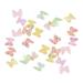 dijiusidy 50 Pieces Glass Crystal Set Eye-catching Personalized Nail Art Rhinestones DIY Handcraft Manicure Accessories for Card Making Aurora