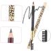 BIUDECO 6 Pcs Long Lasting Eyebrow Pencils Kit Gel Eyeliner Pencil Makeup Eyebrow Penci Palette Wooden Brown - Buy Online on GoSupps.com
