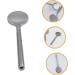 minkissy Cuill re Maquillage M tal Outil de Soin Facial R utilisable Petite Cuill re Cosm tique pour Application Pr cise de Cr mes et Masques 5.00X1.50X0.30CM argent - Buy Online on GoSupps.com