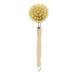 Elliott Wooden dish brush with Natural tampico fibres Long reach washing up brush ideal for cleaning glasses plates pots and pans replacable brush heads available. Regular Dishbrush