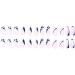 Justotry Cow Print Oval False Nails - 24 Pcs Short Black French Press On Nails with Nail Glue - Funky Nude Almond Stick on Nails for Women - Nail Art Essential - Buy Online on GoSupps.com