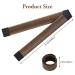 Uraqt Dutt Maker - 2-Pack Braiding Aid for Girls & Women | DIY Hair Styling Tool for All Hair Types | Coffee Color Donut Bun Maker - Buy Online on GoSupps.com