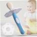Hapinary Baby Toothbrush - Soft Silicone Training Toothbrush for Toddlers | Children's Oral Care | Milk Teeth Hand Toothbrush | 1 Pack Blue - Buy Online on GoSupps.com