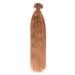 Honeyblonde Keratin Bonding Extensions 100% Remy Real Hair Human Hair - 25x 1g 45cm smooth strands - Long hair with keratin bondings U -Tip hair compression color:#27 honey blonde