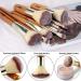 Matto 9-Piece Makeup Brush Set with Foundation Brush + Travel Bag - Buy Online on GoSupps.com