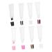 SOESFOUFU Pack of 8 Mini Tubes of Lip Gloss Compact Bottle 15 ml