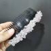 Polished Natural Mineral Crystal Gravel Headwear for Girl (Color : Rose Quartz)