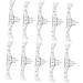 Hemoton 20 Pcs Eyebrow Guide Measure Tool Microblading Ruler Guide Makeup Ruler Eyebrow Ruler Make up - Buy Online on GoSupps.com