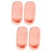 minkissy 2 Pairs Orange Sock Foot Softening Socks Moisturizing Socks Heel Sleeve Women Heel Repair Spa Socks Cracked Heels Guard Dry Feet Socks Womens Socks Hosiery Floor Socks Cosmetic