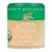 Simply Organic Garlic Powder, Certified Organic | 0.92 oz | Pack of 6 | Allium sativum L.