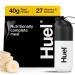 Huel Black Edition Bundle | Banana 40g Vegan Protein Powder + Shaker Bottle | Nutritionally Complete Meal | 27 Vitamins and Minerals Gluten Free | Lockable Lid to Avoid Spills | BPA Free