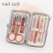 Nail Clippers Set 7-Piece Lady Nail Clippers Set Stainless Steel Accessories Nail Clippers Pliers Pedicure Beauty Nail Tools Manicure Set Pink - Buy Online on GoSupps.com