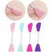 Beauty Tool Double-ended Silicone Face Mask Brush Nice for Facial Pore Cleaner B Pink - Buy Online on GoSupps.com