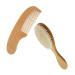 Beavorty 1 Set Shampoo Brush Kids Bath Sets Bath Kits Toddler Suit Baby Hair Comb Baby Bath Hair Brush Wooden Massage Comb Grooming Hair Comb Bristles Hair Brush Scalp Massage Brush Tool