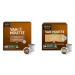 Van Houtte Colombian Medium Roast K-Cup Coffee Pods 48 Count For Keurig Coffee Makers & Vanilla Hazelnut Decaf K-Cup Coffee Pods 24 Count For Keurig Coffee Makers Colombian Medium + Coffee Pods 24 Count 1 Count (Pack of 48)