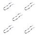 SBTRKT 5 pieces of acrylic fiber eye chain fashionable modern strong and durable small and exquisite strong and does not fall off waterproof is not broken suitable for sunglasses sunglasses black and white 72cm