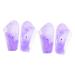 Healeved 2 Pairs Hand Wax Set Foot Wax Set Feet Spa Socks Whitening Foot Gloves Plastic Foot Socks Grooming Glove Paraffin Wax Cover Milk Foot Wax Gloves Paraffin Cover Heating Lid Portable