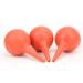 Ear Syringe 3Pcs 30ml Hand Bulb Syringe Ear Washing Squeeze Bulb Rubber Suction Ear Syringe Laboratory Tool for Kids Adults(Red)