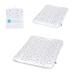 Ceba Baby Cover for changing pads - 2 SET winding edition covers - cover for soft winding pad in size 50x70 cm with zipper - cotton extra thick - gray stars + blue stars 50x70 cm (2 -pack) 01 gray stars + blue stars