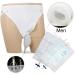 Lolicute 1000ml Portable Wearable Urinal Pee Holder Bag for Men - Travel Incontinence Collection Bag with Elastic Waistband - Buy Online on GoSupps.com