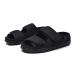 Yytcsjz Men's Memory Foam Diabetic Slippers Adjustable Edema Sandals Comfy Extra Wide Orthopedic Shoes fit Swollen Feet (Color : Black Size : 5) 5 Black