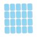 JECOMPRIS 20 pieces leaf gel pads for abdominal stimulators belly trainer gel pads blood bags surface fitness equipment gel pads for belly replacement gelpads hydrogel patch accessories gel-pad 20PCs As shown
