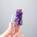 1PC Mini Natural Crystal Cluster Amethyst Block Original Stone Geode Quartz Specimen Crystal (Color : Amethyst Size : 30-50G) 30-50G Amethyst