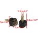 High Heel Repair Tips for Women - uxcell Stiletto Lift - 10pcs Black 1.1 x 1 x 1.8cm - International Shipping Available - Buy Online on GoSupps.com