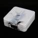 Wifehelper Stylish Gold Contact Lens Container - Mini Travel Case with Movable Marble Mirror - Soothing Square Design - Buy Online on GoSupps.com