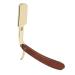Ergonomic Vintage Beard Razor Stand for Men | Solid Wood & Stainless Steel Holder | Perfect Barber Shop Accessory - Buy Online on GoSupps.com