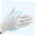 FRCOLOR 12 Pairs Moisturising Gloves Work Gloves Spa Gloves Gloves for Hand Care Work Safety Gloves Inspection Gloves for Jewellery White Insulation - Buy Online on GoSupps.com