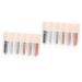 FOMIYES 12 Pcs Eye Shadow Set Glitter Liquid Eyeshadow Glitter Eyeliner Liquid Eye Highlight Eyeshadow Flash 1 count (Pack of 1) As Shownx2pcs