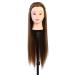 Trainingskopf Dekaim Makeup Schaufensterpuppenkopf Friseur Trainingskopf Kosmetologie Puppenkopf Blond Goldbraun