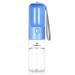 Philorn dog drinking bottle for on the go 450ml BPA -free 100% leak -proof portable travel pet water bottle dog cat drinking bottle dogs cats bottle - buttons (blue)
