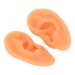 Human Ear Model Acupuncture Ear Model 2 Pieces Soft Silicone Clear Structure for Training