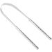 Buy Donfafecuer 304 Stainless Steel Tongue Scraper - Portable Oral Care Tool for Optimal Hygiene (Silver) - International Shipping Available - Buy Online on GoSupps.com